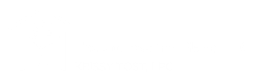 The logo as well as owner name The Counseling Place and Krissy Tost